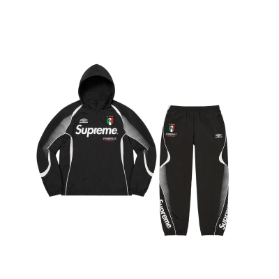 「🎈New Year Special Offer」Supreme Umbro Track Jacket & Pant Set Black 01