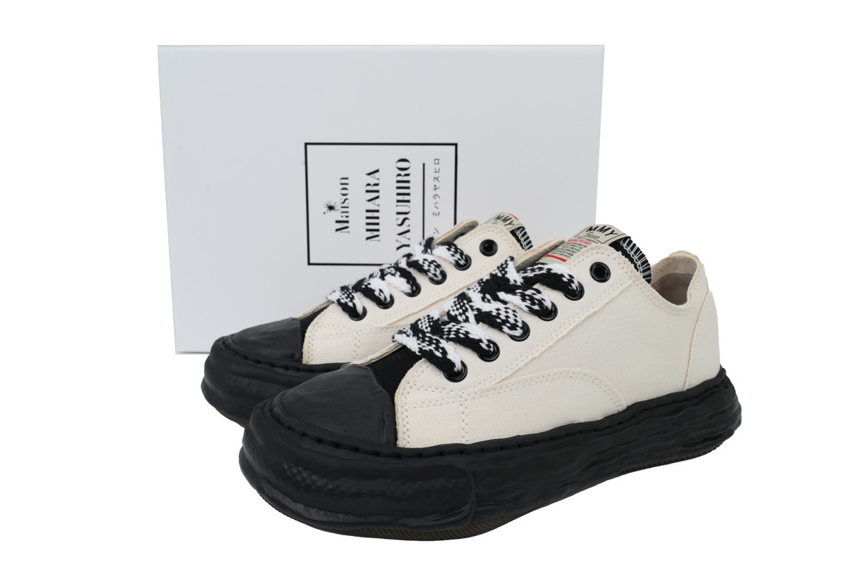 EM Sneakers Mihara Yasuhiro Canvas White Black NO.808