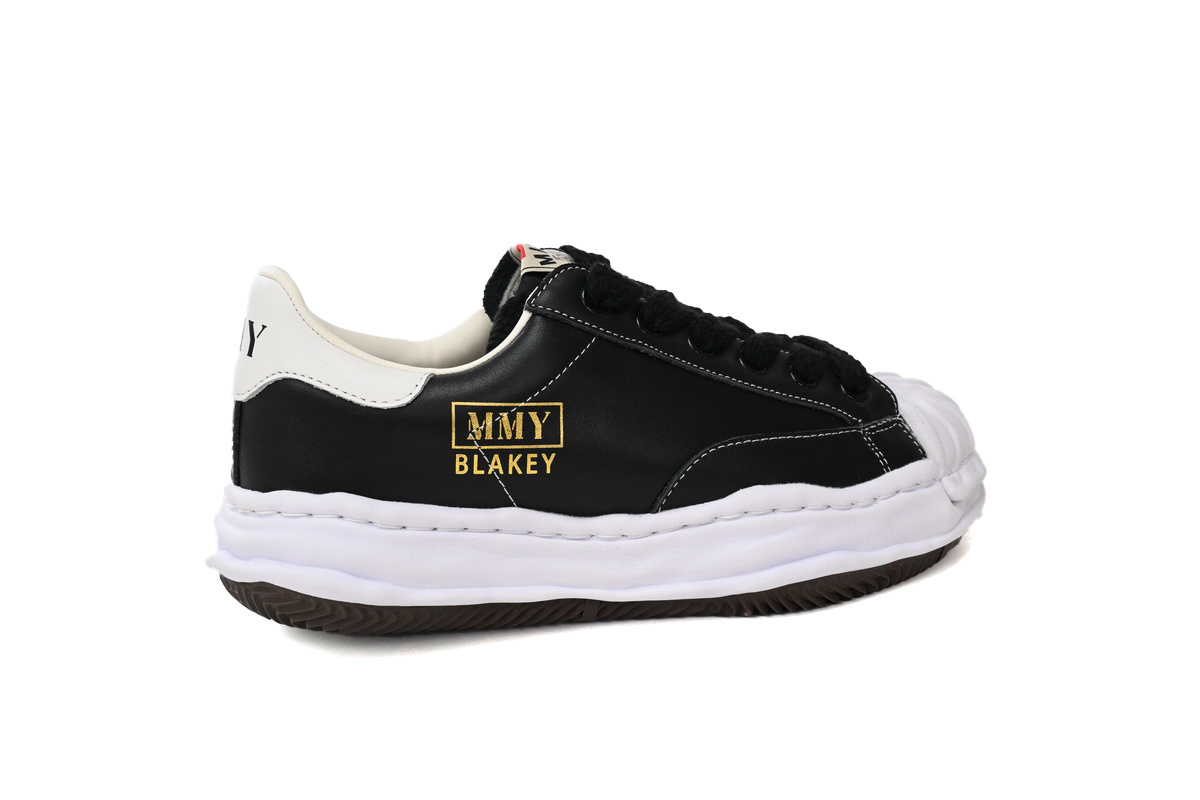 EM Sneakers Mihara Yasuhiro Blakey OG Sole Leather Low Black NO.701