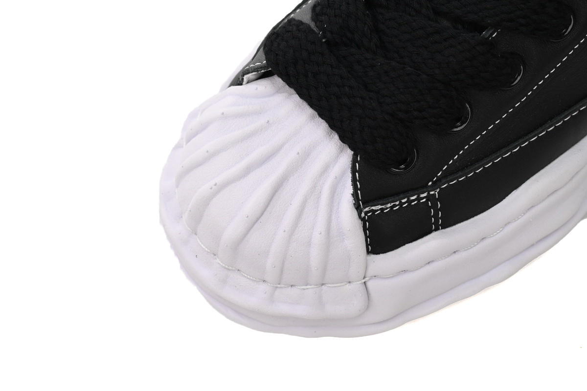 EM Sneakers Mihara Yasuhiro Blakey OG Sole Leather Low Black NO.701