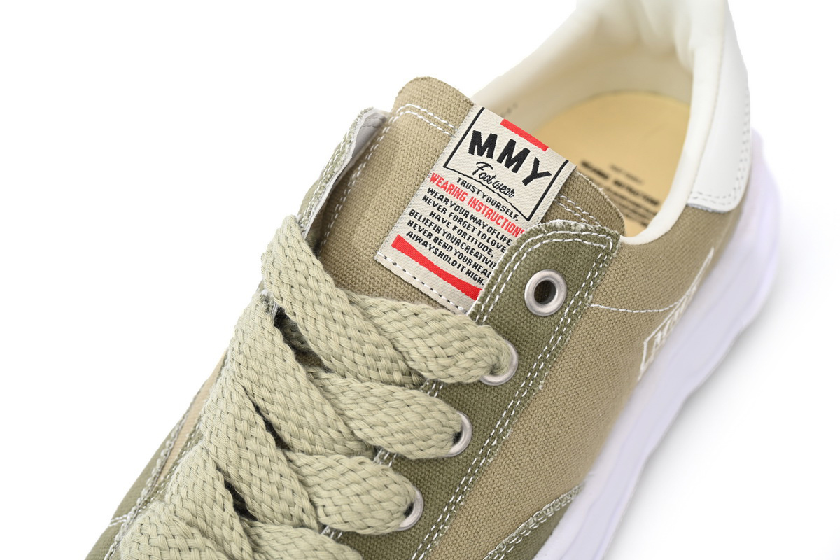 EM Sneakers Mihara Yasuhiro White and White Green NO.765