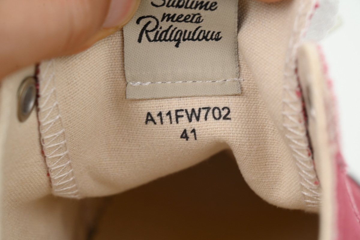 EM Sneakers Mihara Yasuhiro White Red NO.804