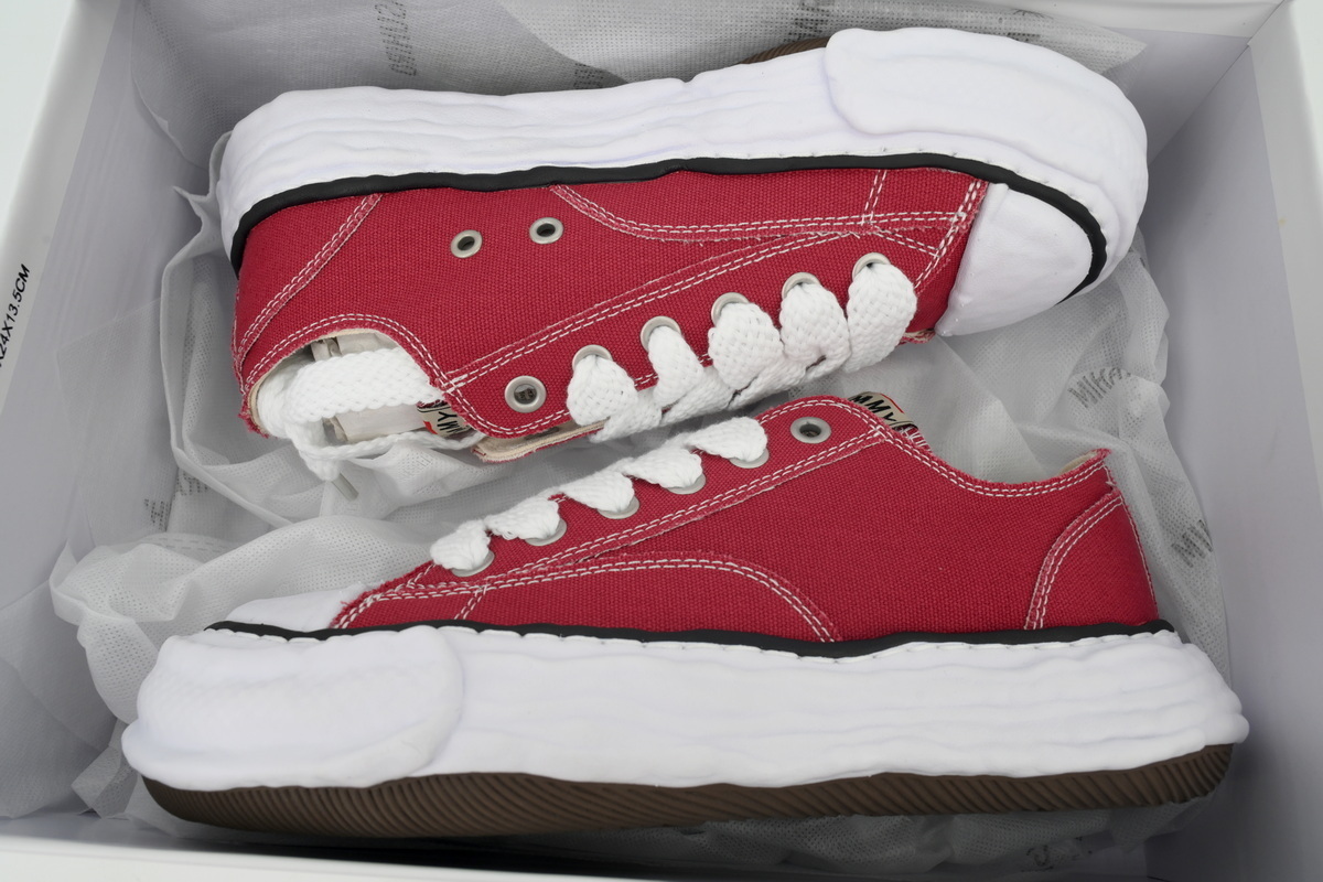 EM Sneakers Mihara Yasuhiro White Red NO.804