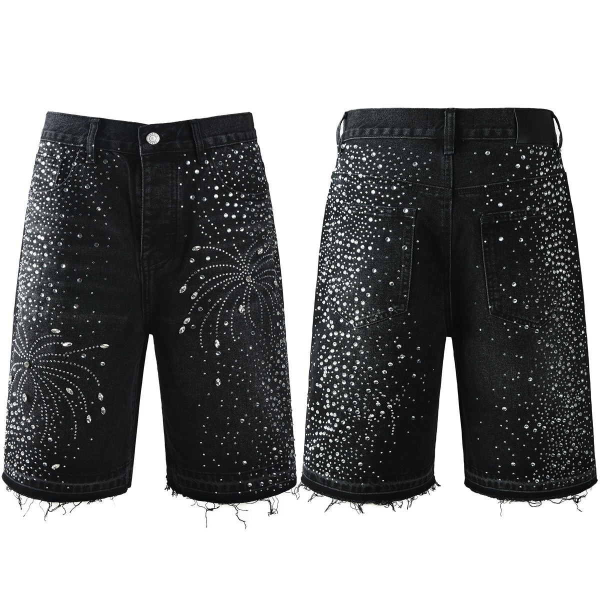 EM Sneakers Purple Brand Denim Shorts 5103