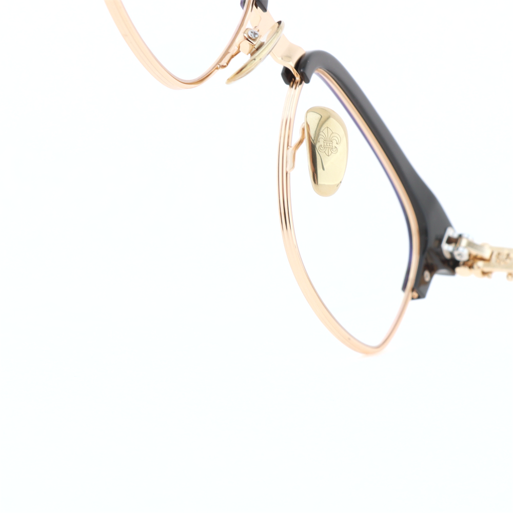 EM Sneakers Chrome Hearts Bonennoisseur ll Glasses Black Frame/Gold Temples