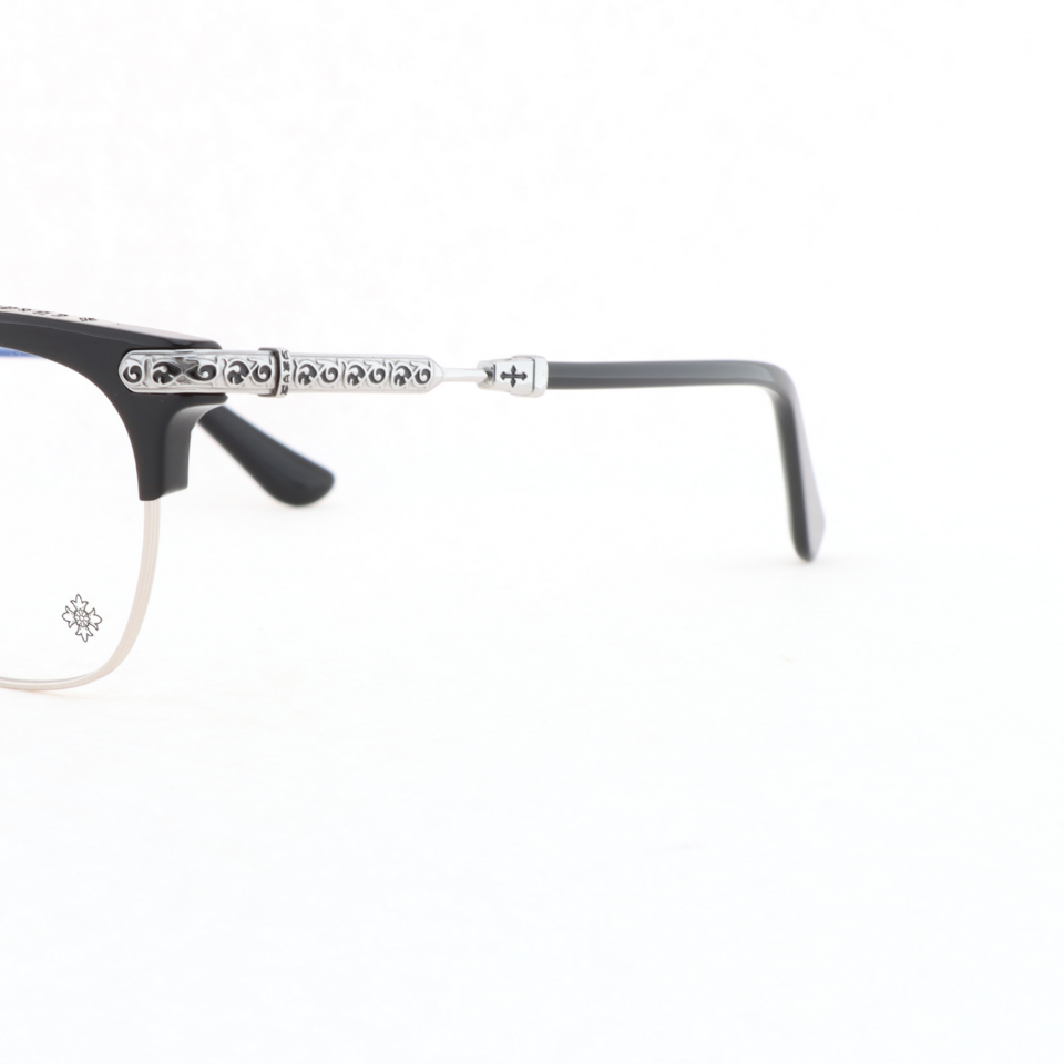 EM Sneakers Chrome Hearts Vertical Smile-II Glasses Black and Silver