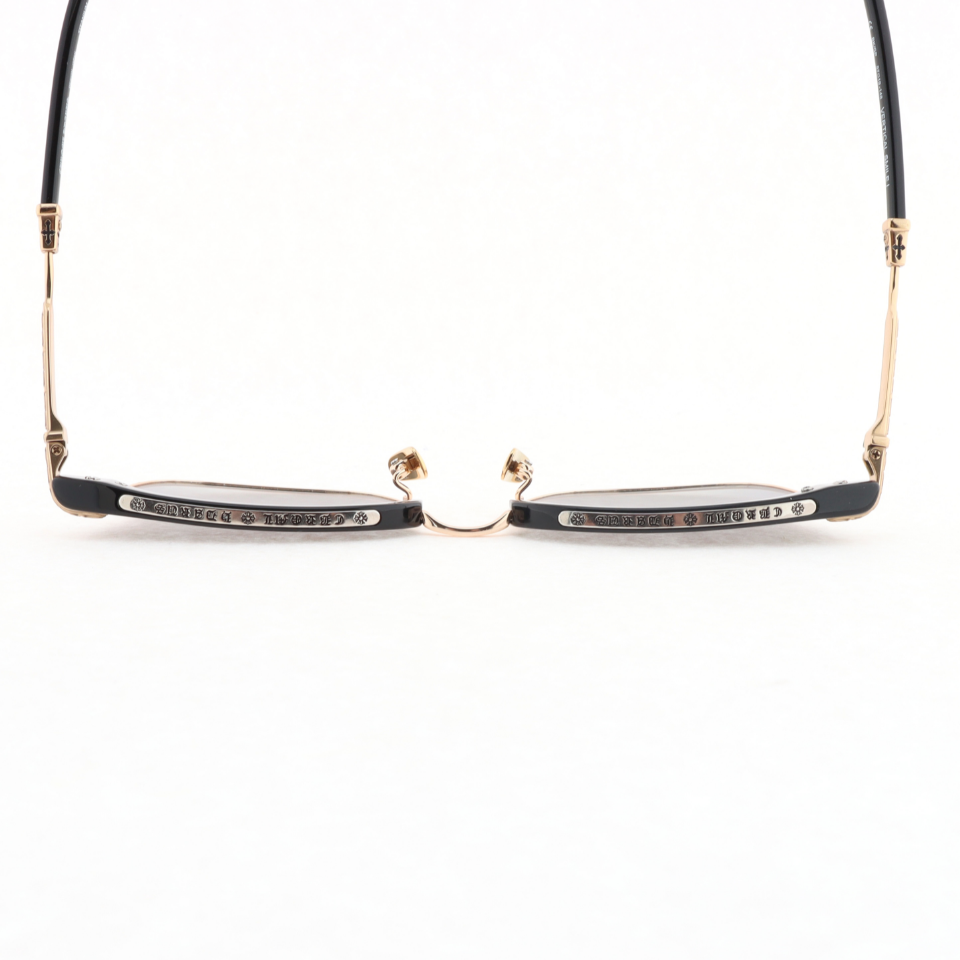 EM Sneakers Chrome Hearts Vertical Smile-II Glasses Glod and Silver