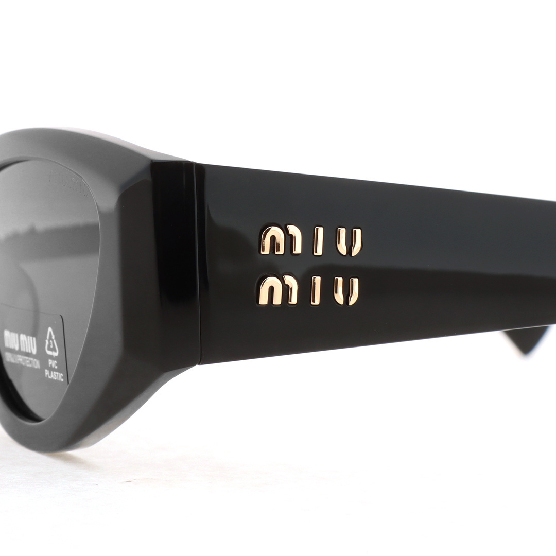 EM Sneakers Miu Miu Eyewear Cat-eye Frame Logo Sunglasses Black