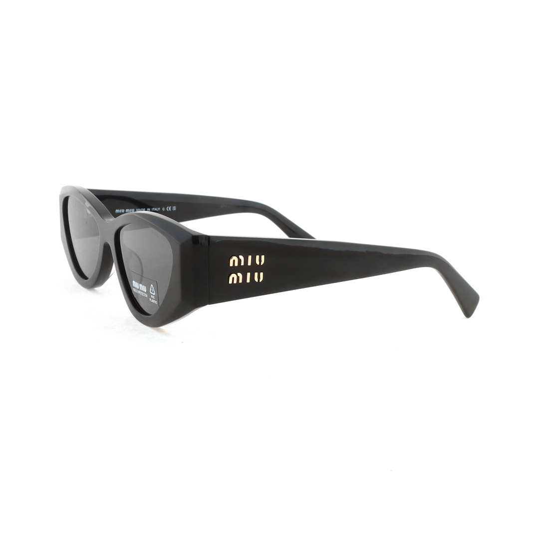 EM Sneakers Miu Miu Eyewear Cat-eye Frame Logo Sunglasses Black