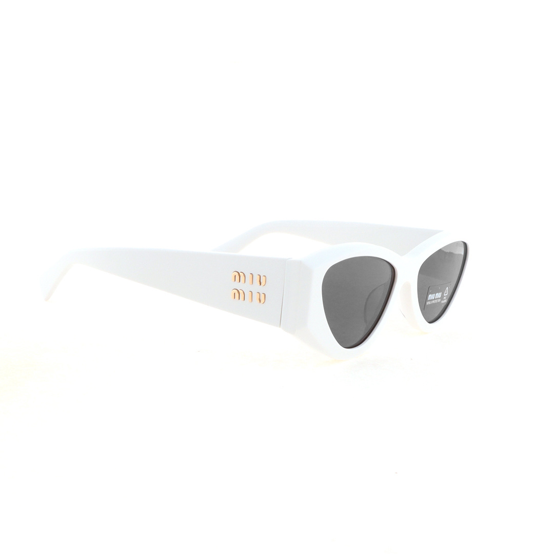 EM Sneakers Miu Miu Eyewear Cat-eye Frame Logo Sunglasses White