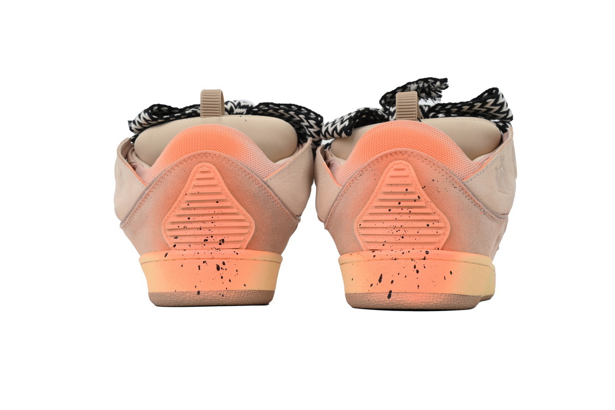 EM Sneakers Lanvin Leather Curb x Gallery Dept Sneakers Paint Drip Pale Pink