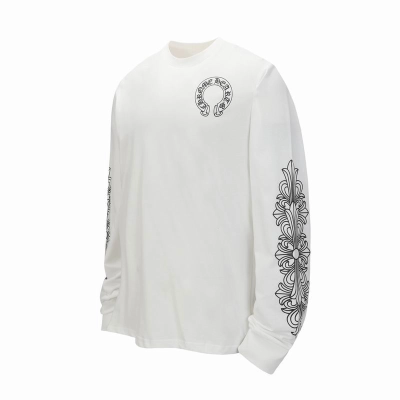 EM Sneakers Chrome Hearts 25FW Back Sanskrit Print Long Sleeve White 02