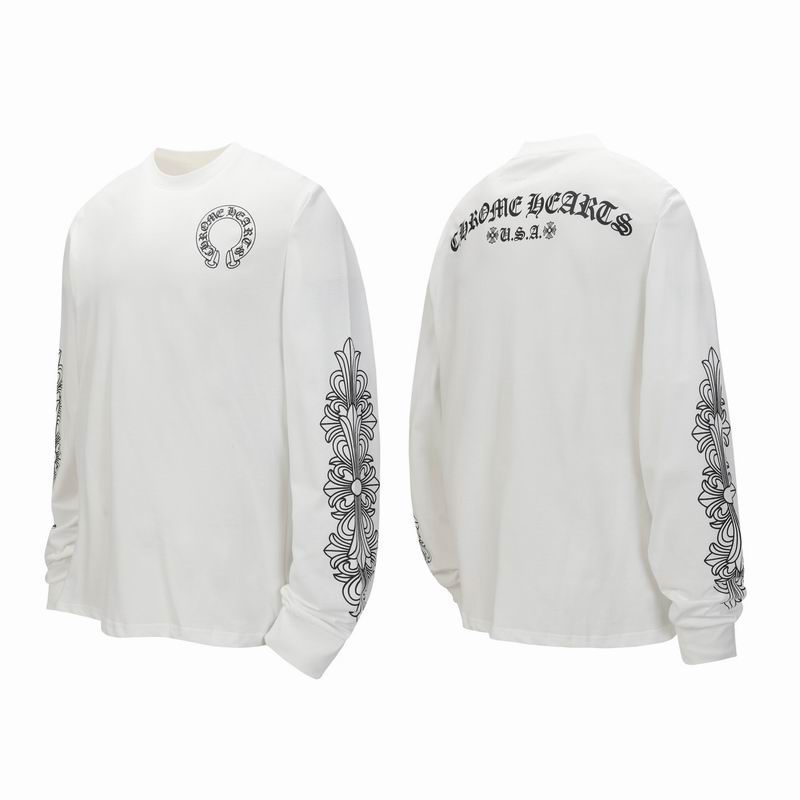 EM Sneakers Chrome Hearts 25FW Back Sanskrit Print Long Sleeve White