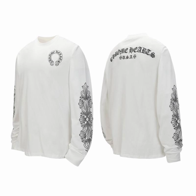 EM Sneakers Chrome Hearts 25FW Back Sanskrit Print Long Sleeve White 01