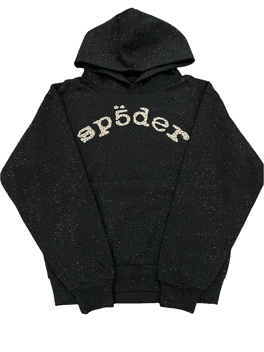 EM Sneakers Sp5der VVS Hoodie Black Diamond