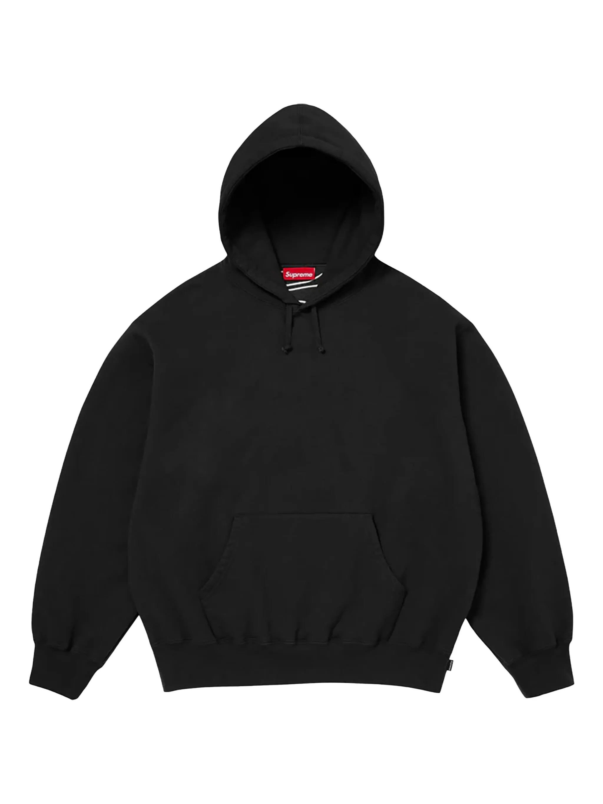 EM Sneakers Supreme Satin Appliqué Hooded Sweatshirt & Pant Set Black