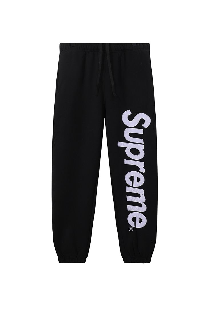 EM Sneakers Supreme Satin Appliqué Sweatpant Black