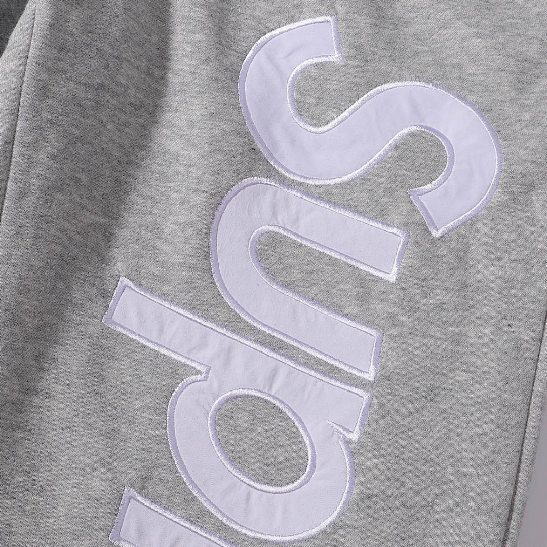 EM Sneakers Supreme Satin Appliqué Sweatpant Gray