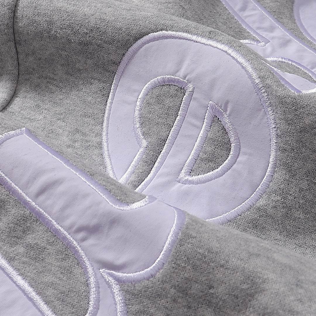 EM Sneakers Supreme Satin Appliqué Sweatpant Gray