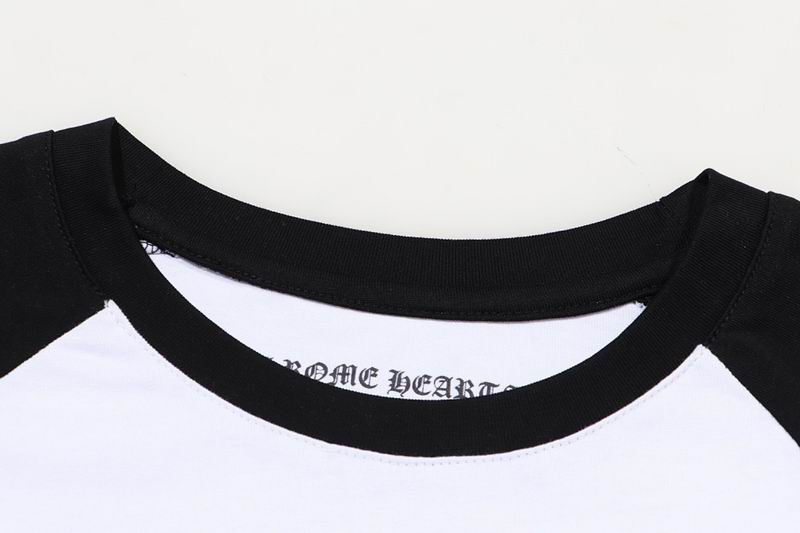 EM Sneakers Chrome Hearts Baseball Long Sleeve Black/White