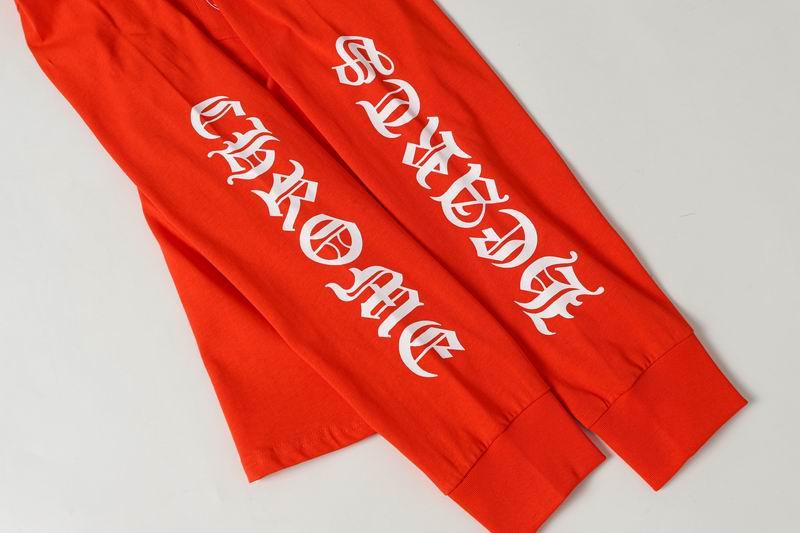 EM Sneakers Chrome Hearts Scroll Logo Long Sleeve Red