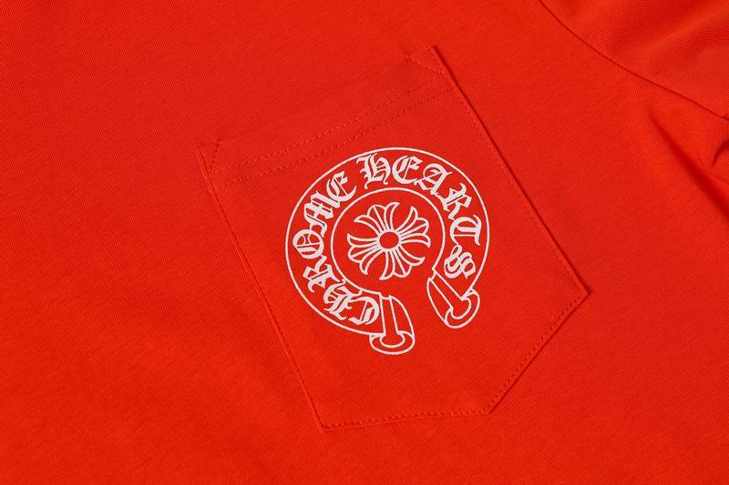 EM Sneakers Chrome Hearts Scroll Logo Long Sleeve Red