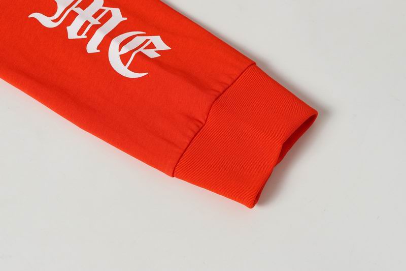 EM Sneakers Chrome Hearts Scroll Logo Long Sleeve Red