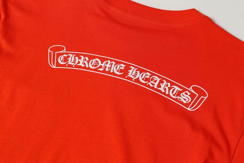 EM Sneakers Chrome Hearts Scroll Logo Long Sleeve Red