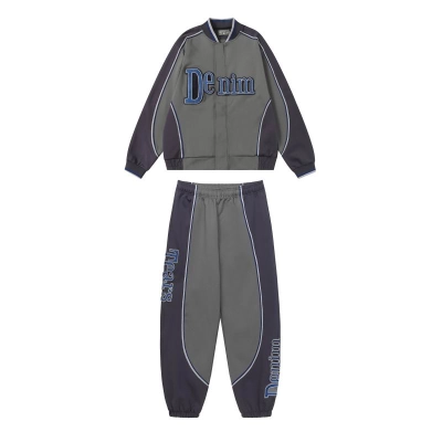 EM Sneakers Denim Tears Track Jacket & Pant Sets Gray 01