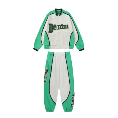 EM Sneakers Denim Tears Track Jacket & Pant Sets White Green 01