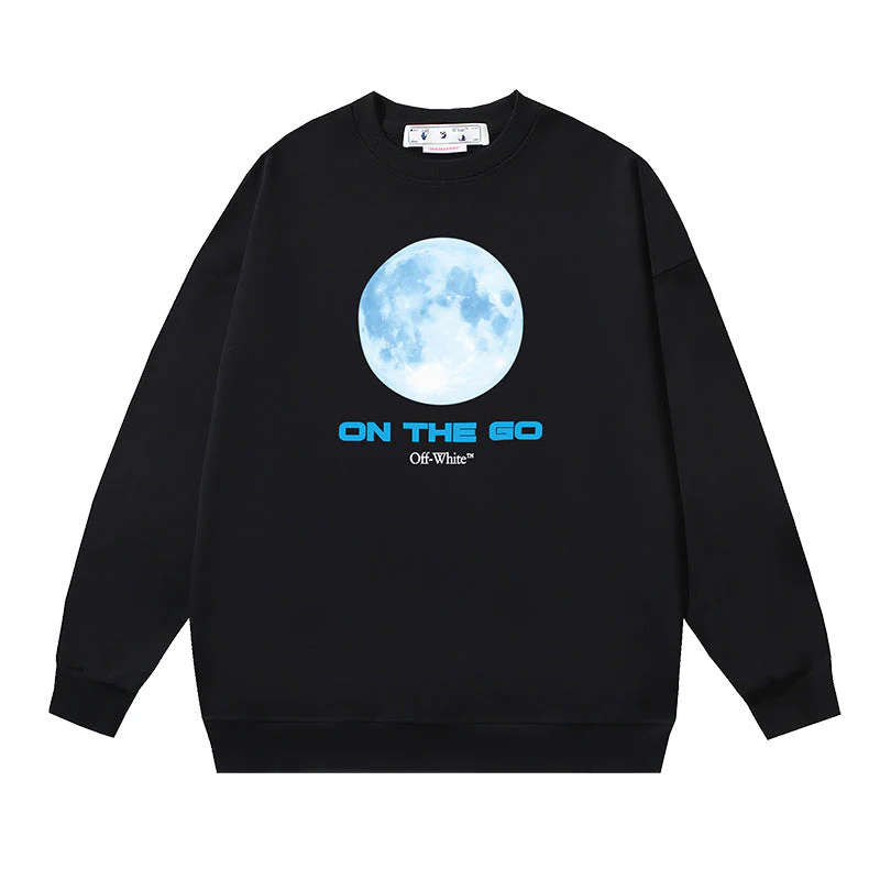 EM Sneakers Off-White "On the Go" Moon Skate Sweatshirt Black