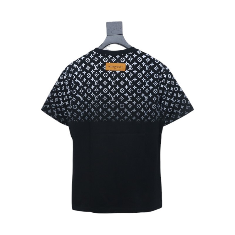 EM Sneakers Louis Vuitton Gradient Cotton T-shirt Black/White