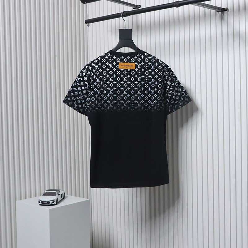 EM Sneakers Louis Vuitton Gradient Cotton T-shirt Black/White