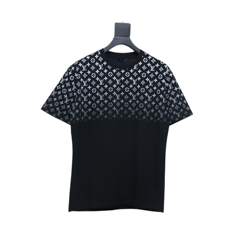 EM Sneakers Louis Vuitton Gradient Cotton T-shirt Black/White