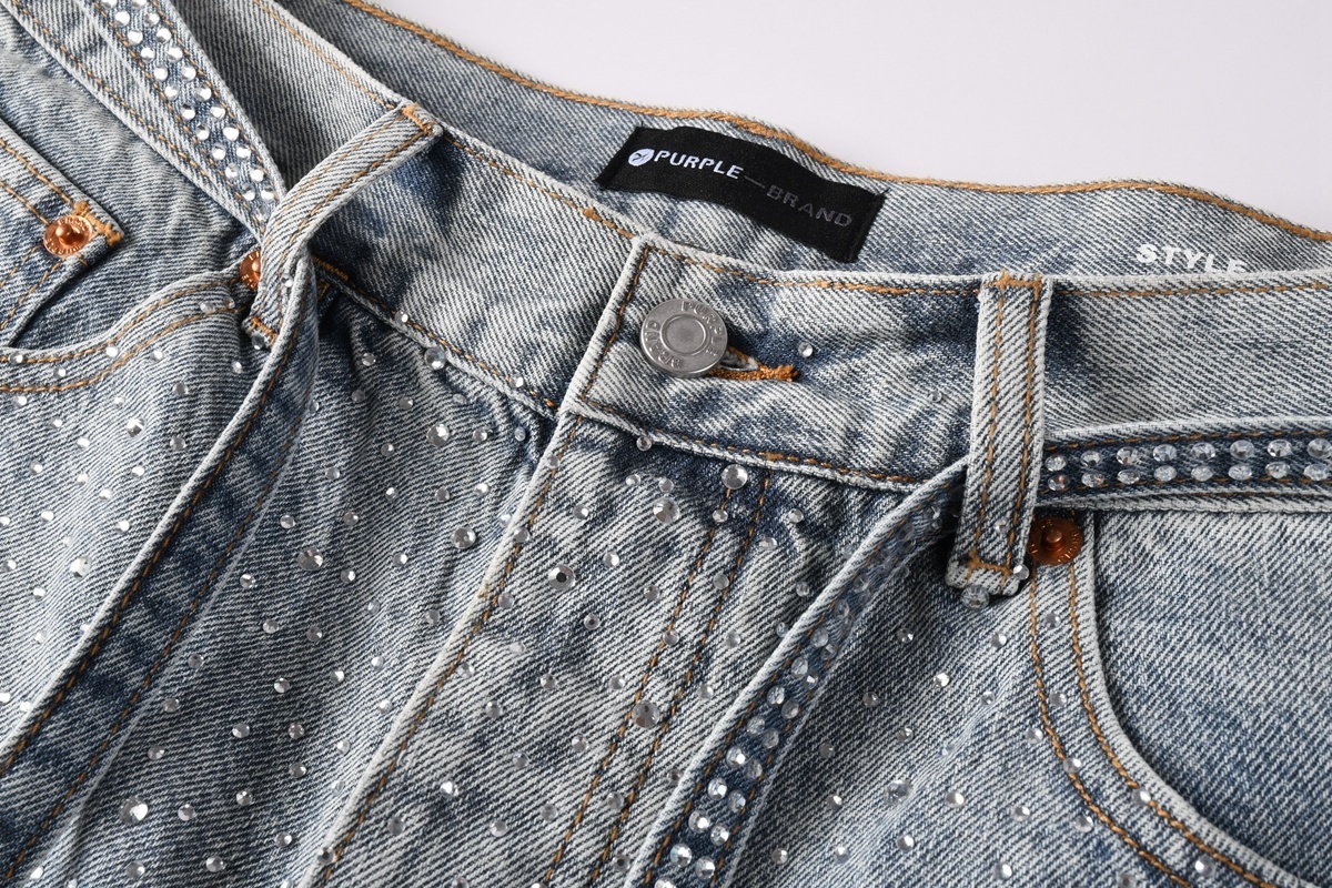 EM Sneakers Purple Brand Denim Shorts 5096