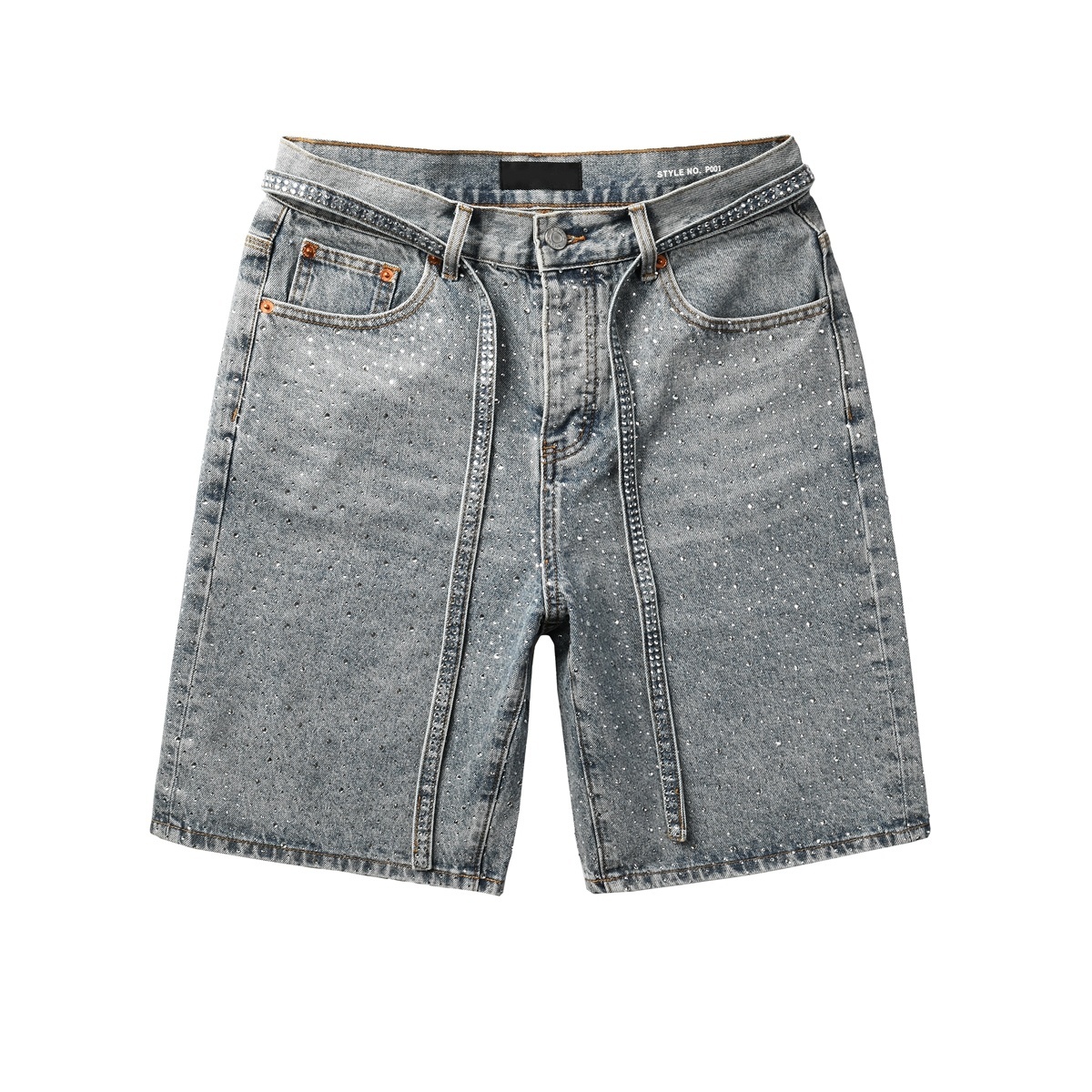 EM Sneakers Purple Brand Denim Shorts 5096