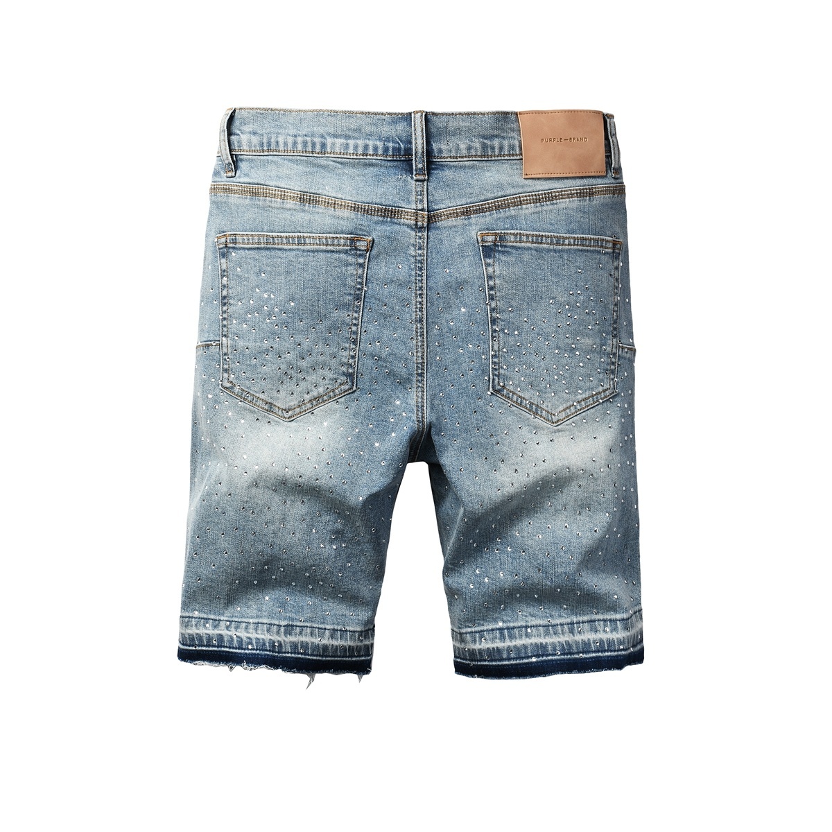 EM Sneakers Purple Brand Denim Shorts 5098