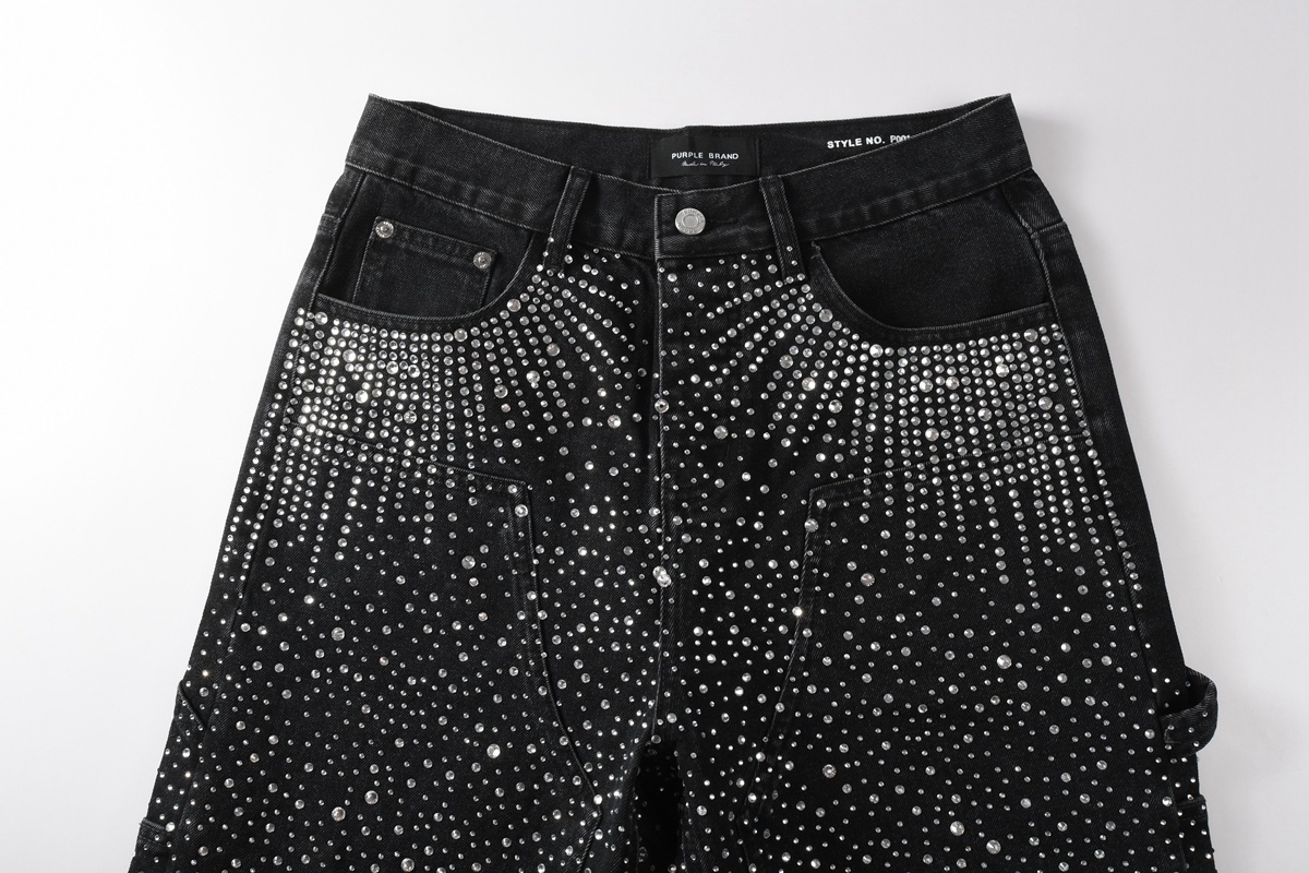 EM Sneakers Purple Brand Denim Shorts 5099