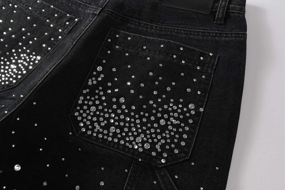 EM Sneakers Purple Brand Denim Shorts 5099