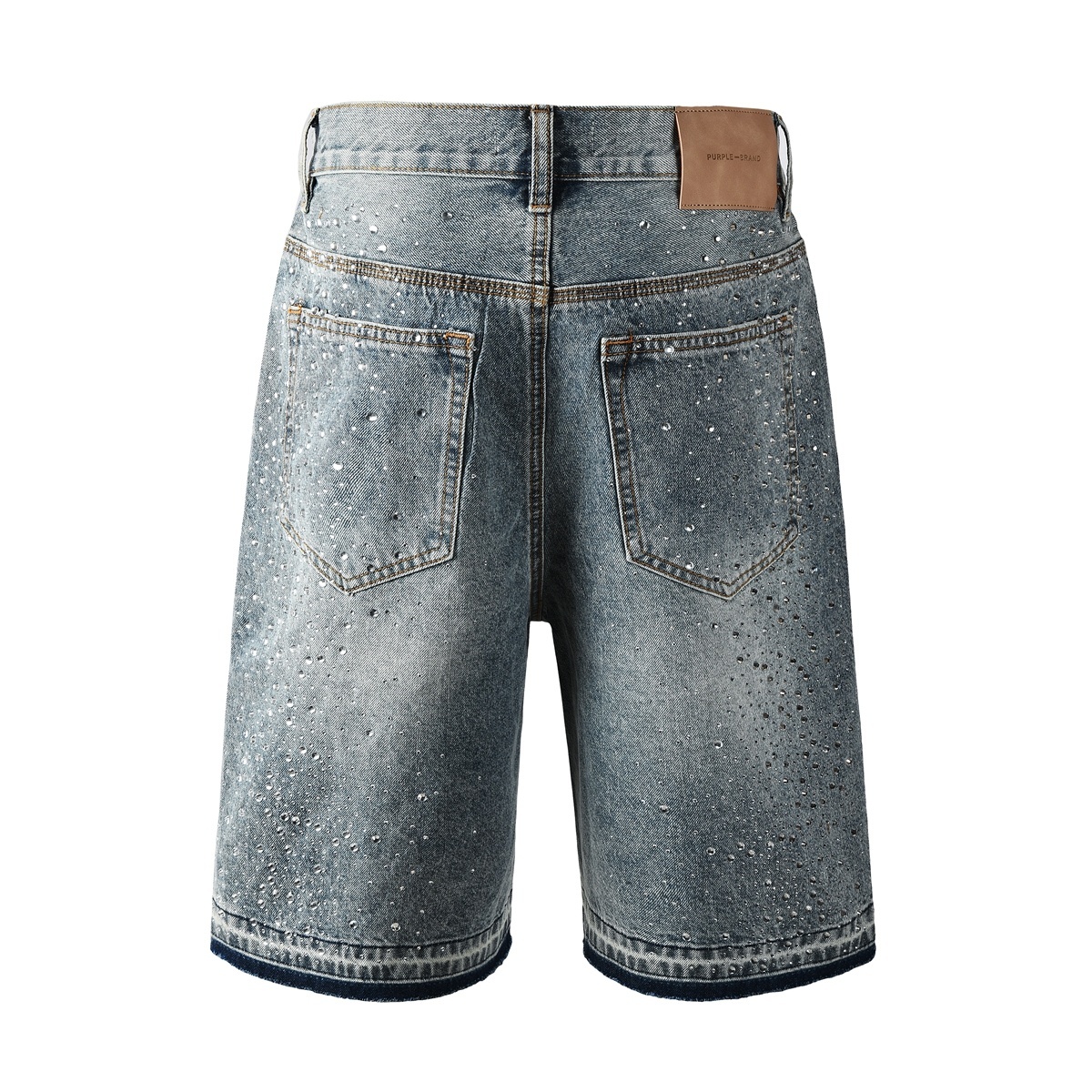 EM Sneakers Purple Brand Denim Shorts 5102