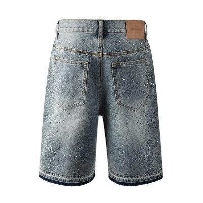 EM Sneakers Purple Brand Denim Shorts 5102 02