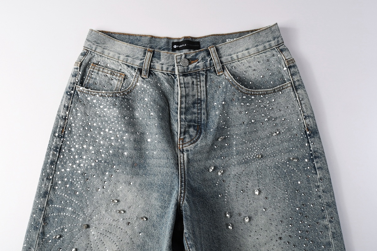 EM Sneakers Purple Brand Denim Shorts 5102