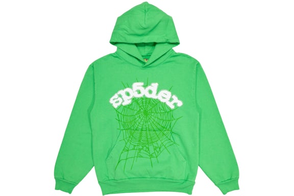 EM Sneakers Sp5der Web Hoodie Slime Green