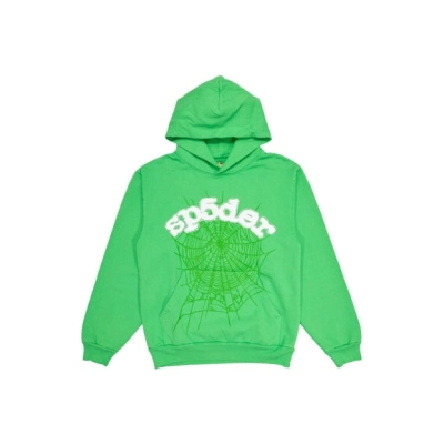 EM Sneakers Sp5der Web Hoodie Slime Green 01