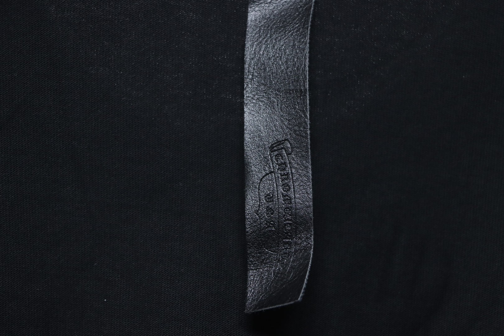 EM Sneakers Chrome Hearts T-shirt CH Collar Sanskrit Short Sleeve Black