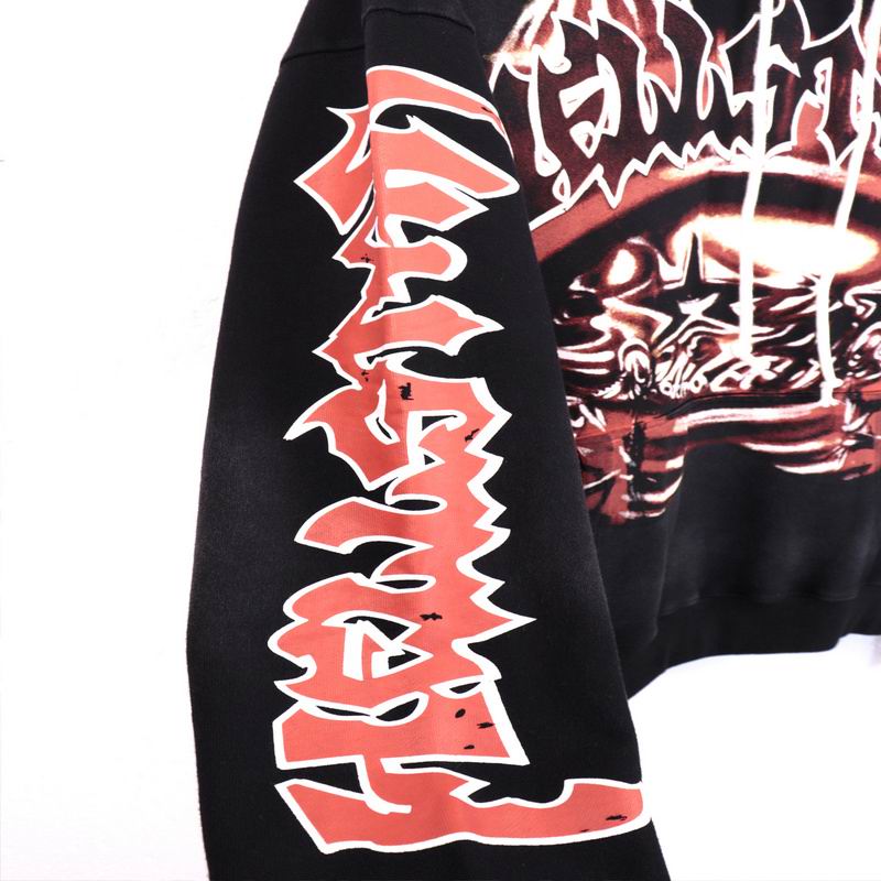 EM Sneakers Hellstar Halloween Skeleton Airbrushed Hoodie & Sweatpant Sets Black