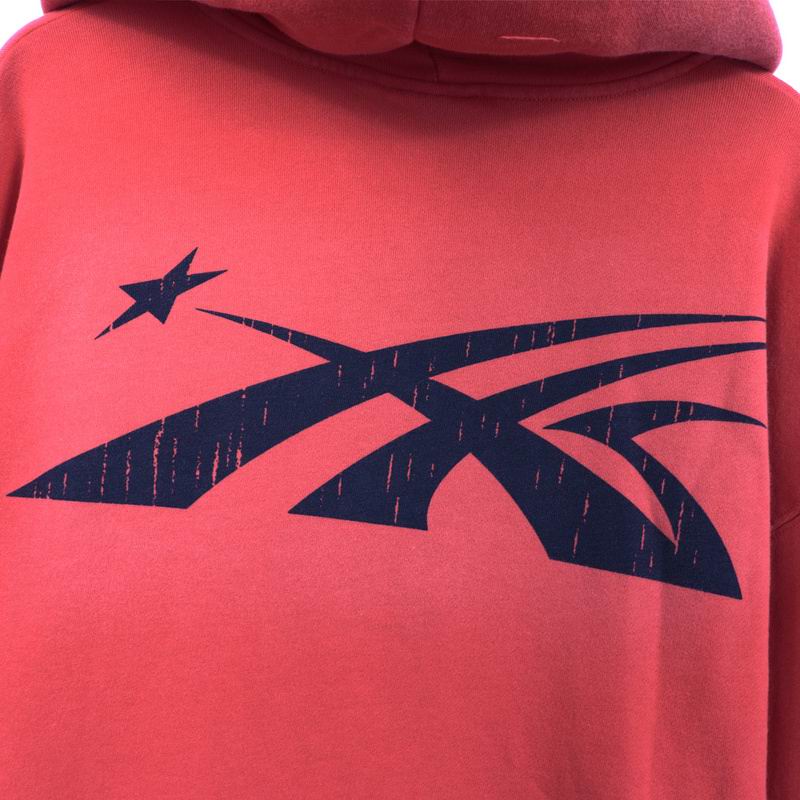 EM Sneakers Hellstar Halloween Skeleton Airbrushed Hoodie & Sweatpant Sets Red