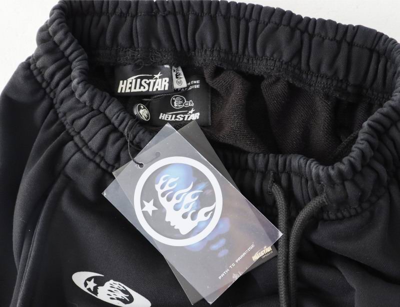 EM Sneakers Hellstar P2P Sports Hoodie & Sweatpant Sets Black