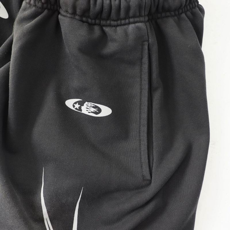 EM Sneakers Hellstar P2P Sports Hoodie & Sweatpant Sets Black