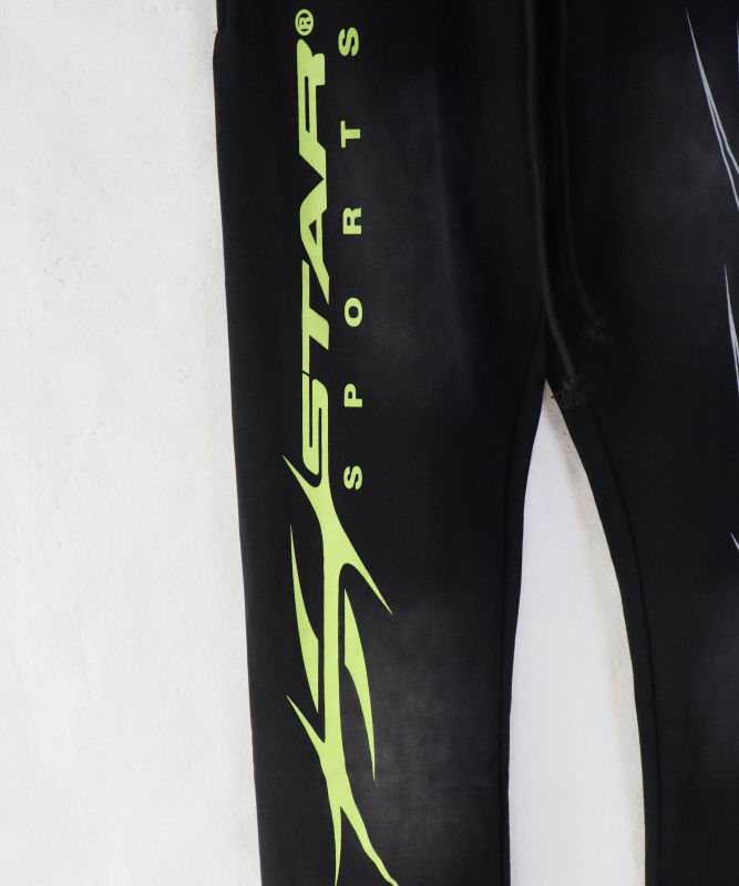 EM Sneakers Hellstar P2P Sports Hoodie & Sweatpant Sets Black